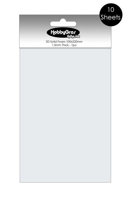 3D pude 10 ark 100x220x1,5mm HGA009